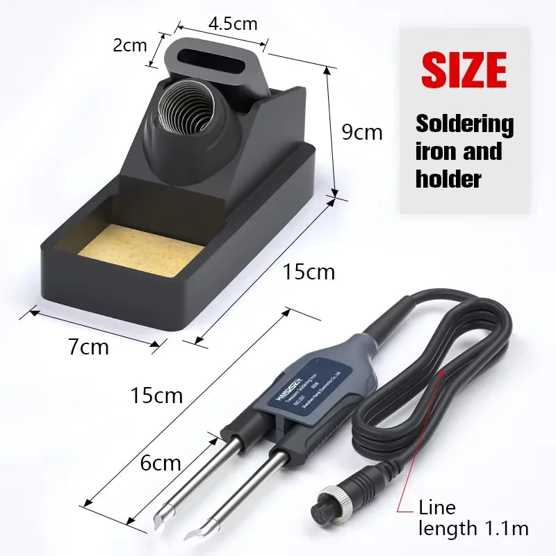 T12 Soldering Station Tweezers Handle For Handskit STM 32 Soldering Station Temp Adjust MotoClean Home Electronics Repair Tool