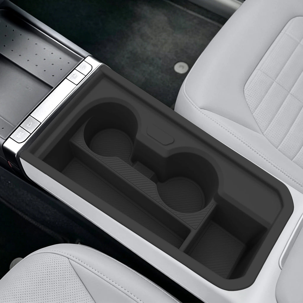 for Kia Seltos 2026 Central Console Water Cup Holder Car Interior Accessories Drinks Holder Storage Case Box