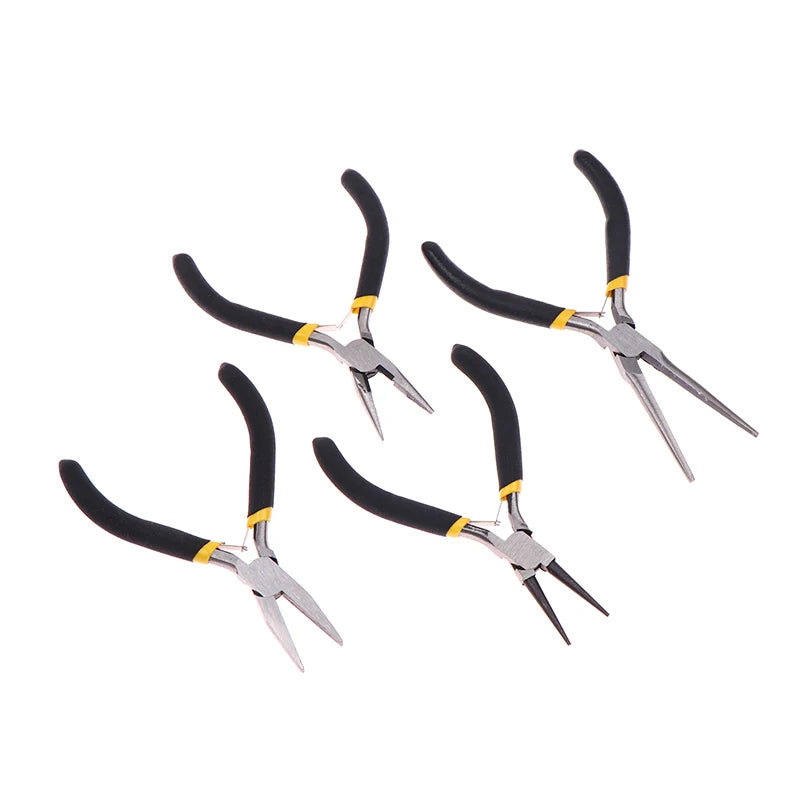 Jewelry Multi-functional Pliers Carbon Steel Forging Jewellery Plier Mini Plier Round Flat Long Nose Plier Jewelry DIY Hand Tool