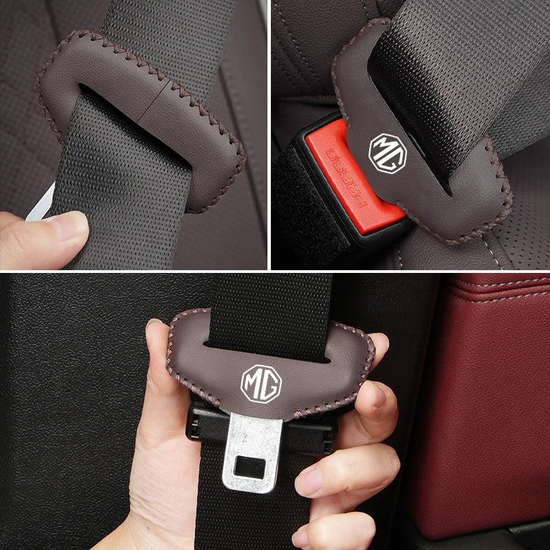 Car Seat Belt Buckle Clip Dustproof Cover Anti Scratch Protector Accessories For Morris Garages MG HS 2025 6 3 5 7 TF ZR ZS HS