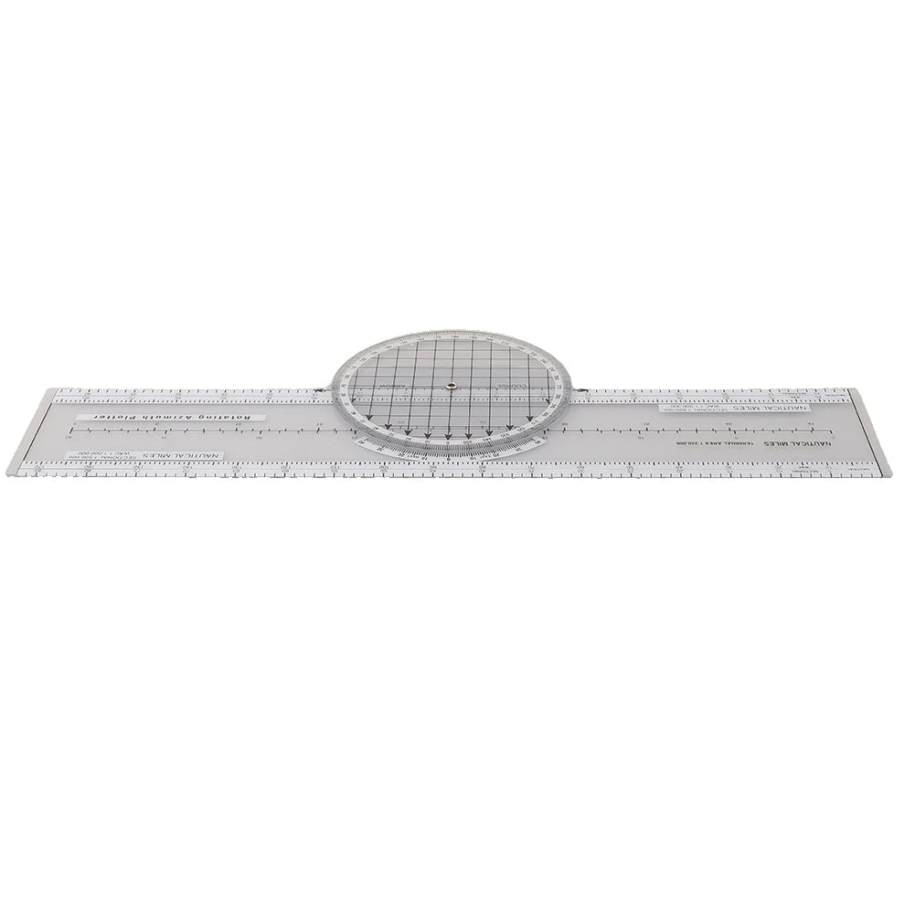 1pc Plotter Aviation Slide Ruler Aerial Plotter Azimuth Rotation Slide Ruler Navigation Engineering Ruler Flight Computer