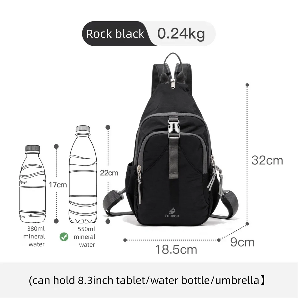 FOUVOR Women Sports Backpacks Lightweight Multi-Functional Small Cycling Hiking Outdoor Travel Crossbody Shoulder Bag 3068-20