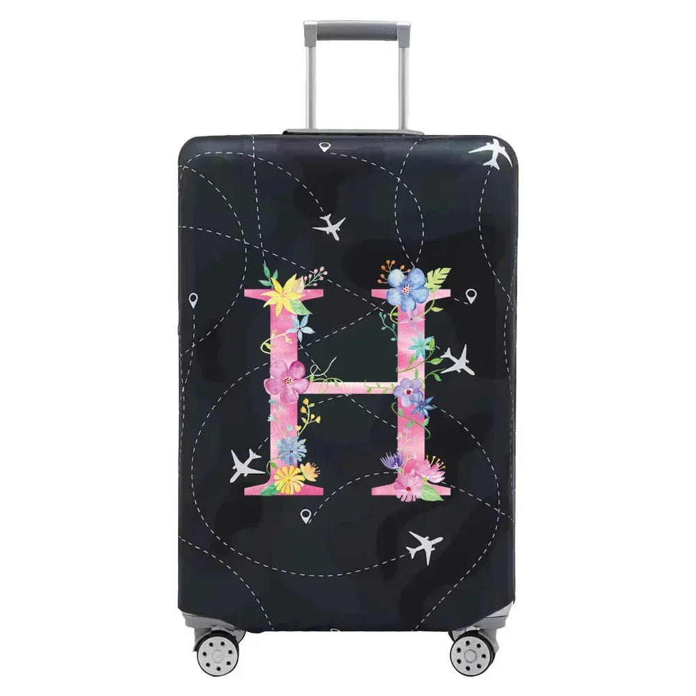 Luggage Protective Cover Elastic Dust Wear-resistant Apply 18-32 Size Pink Letter Series Protective Case Travel Accessories 2026