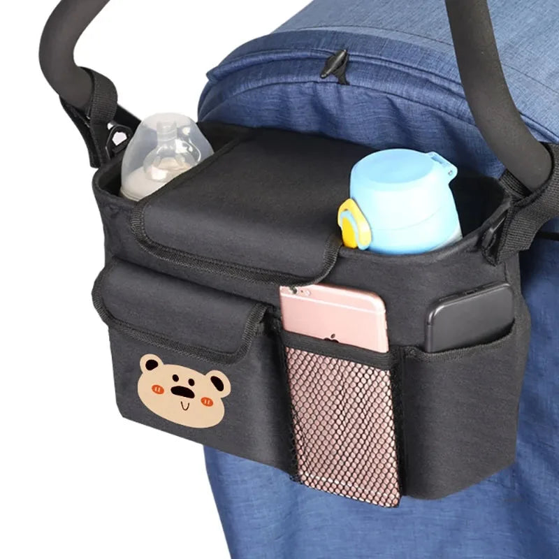 Baby Portable Pushchair Hanging Bag Travel Good Partner Large Capacity Reasonable Storage Belt Can Be Worn Or Hung