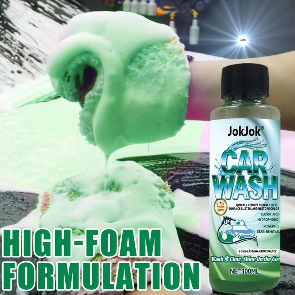 100Ml of 1:100 Dense Foam Car Wash Liquid, Easy And Efficient, High Foam Formula, Scratch-Free Car Wash Preparation, Highly Conc