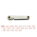 60/55 Degree Metric Inch Thread Plug Gauge Gear Tooth Screw Pitch Gauges Measuring Center Metrisch Thread Measurement Tools