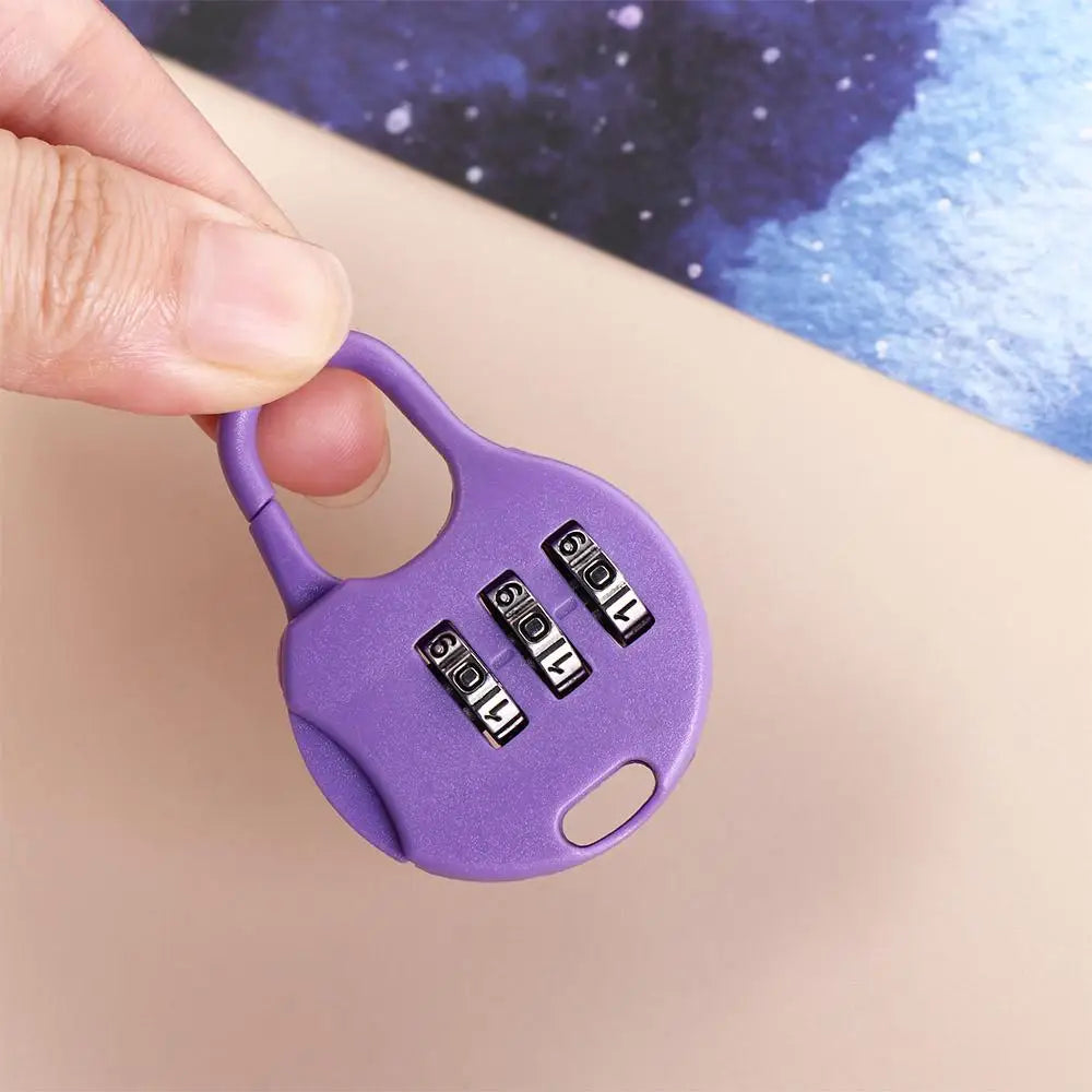 Plastic Password Combination Lock Luggage Travel Lock Backpack Padlock Padlock Password Lock Gym Drawer Lock Digit Locks