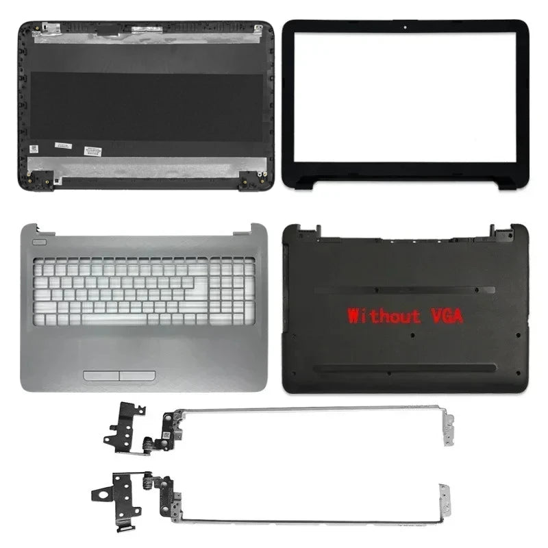 For Pavilion 15-AY BA 15-AC AF TPN-C125 250 G4 G5 LCD Back Cover/Front Bezel/Hinges/Palmrest/Bottom Case 900263-001 Black