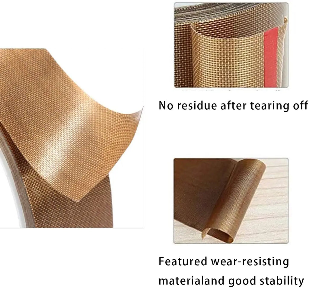 PTFE High Temperature Resistance Tape  300° C  Heat Insulation Adhesive Sealing Machine Self-adhesive Waterproof Tapes Roll