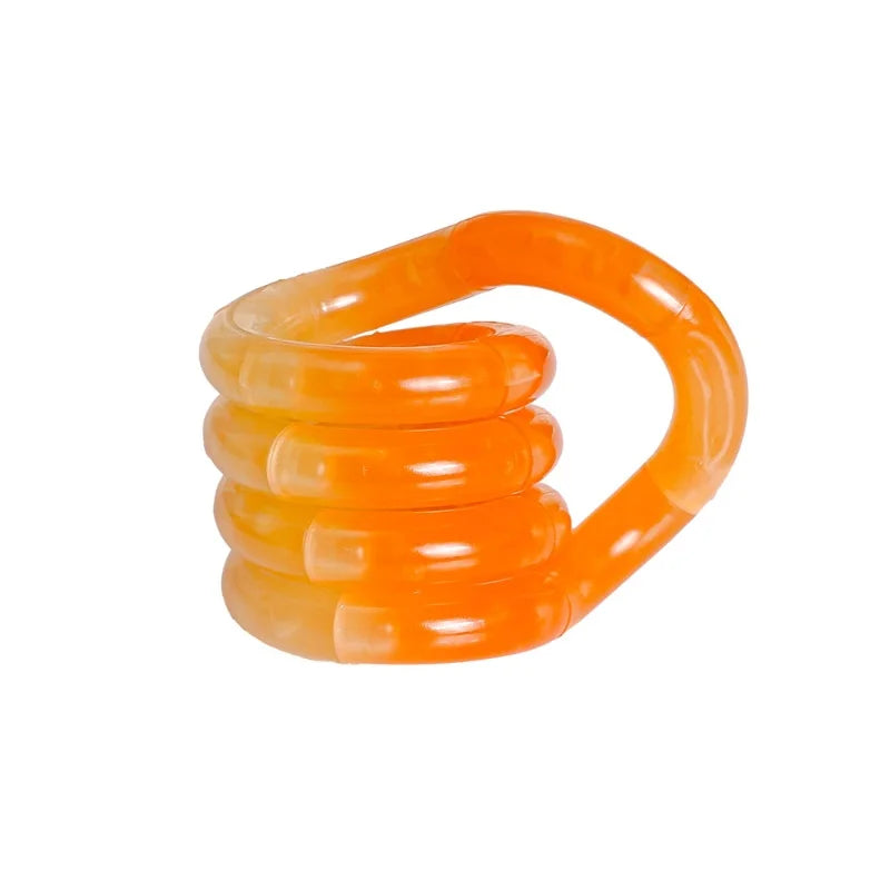 New silicone temperature changing twisting and finger decompression toy pinch pressure plate play gradient color focus training
