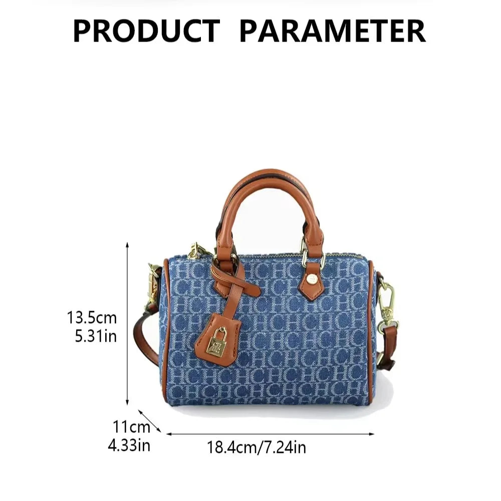 CH Brand High Quality Fashion Pillow Bag Vintage Texture Commuter Versatile Handbag  Shoulder Bag 2026 New Model