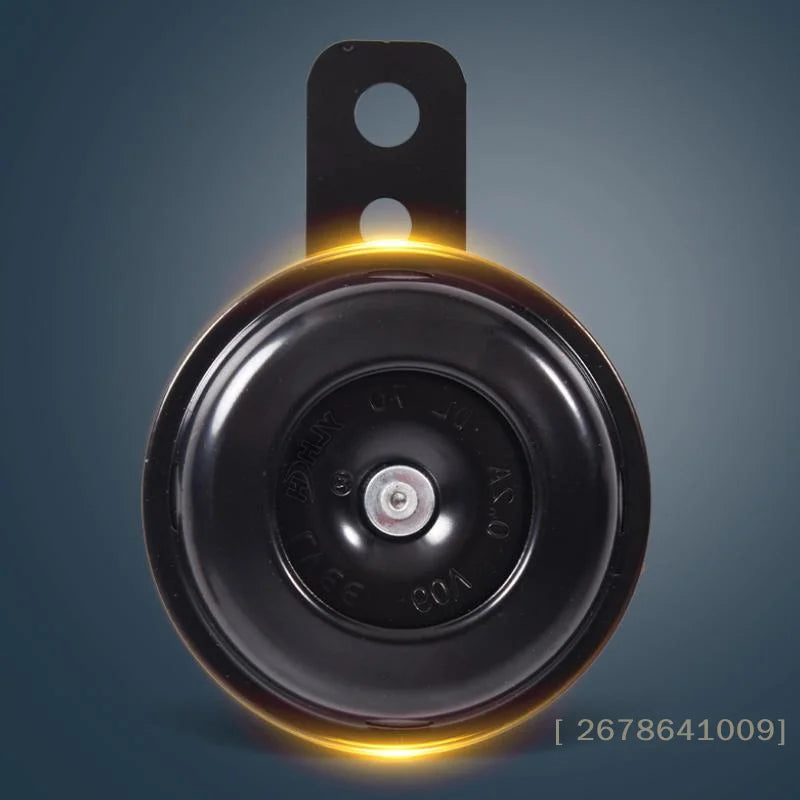 ⚑Motorcycle Horn 12V 48V 60V Universal Waterproof Electric Horn Moto Bike Motor ScooterSuper Loud Round Speaker