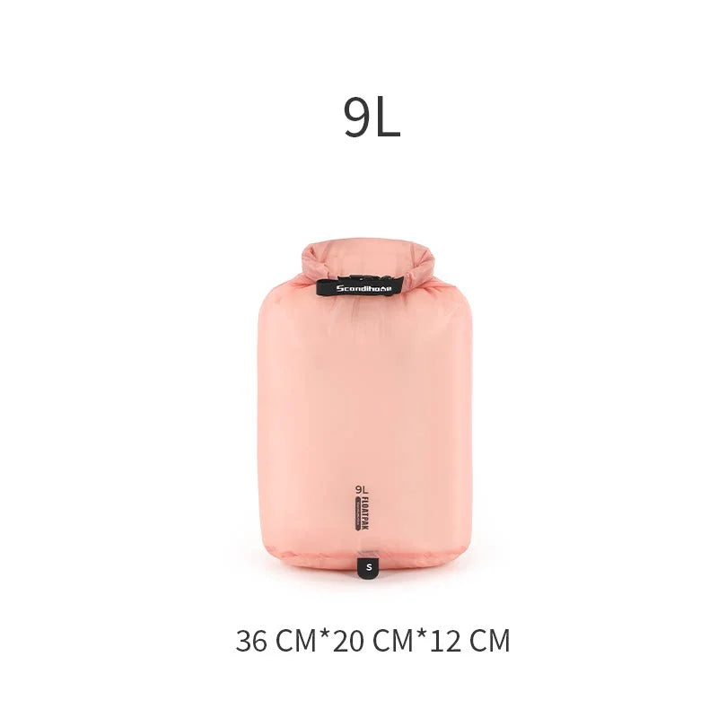 Ultralight Waterproof Dry Bag PU8000MM Swimming Camping Hiking Storage Pouch Travel Luggage Organizer Clothes Sack 9L 15L 20L