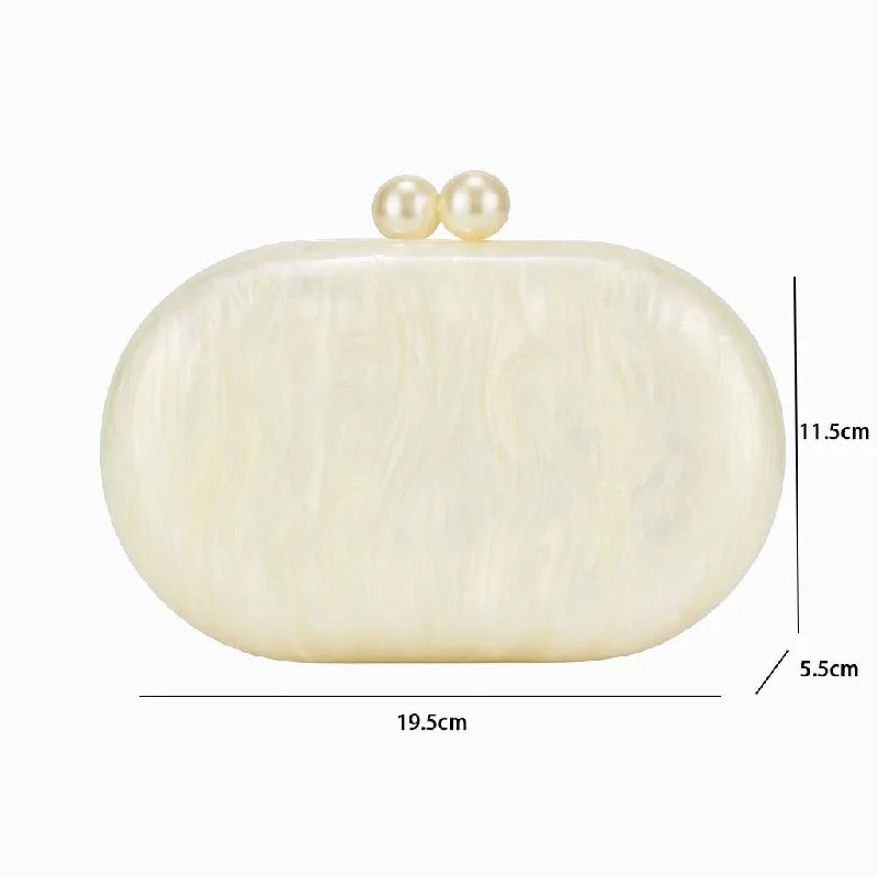 Evening Bag New Arrival Banquet Wedding Clutch Shoulder Crossbody Elegant Fashion Acrylic Bags Woman Luxury Original 2025 Lady