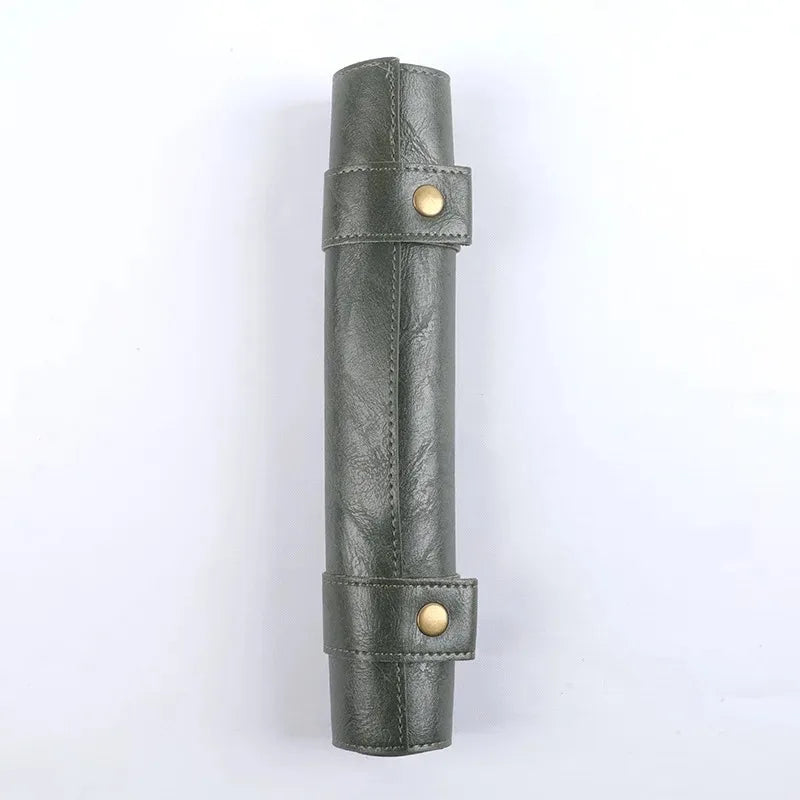 Foldable Dice Rolling Mat Tray with Zipper PU Leather Dice Bag for RPG DND Multi-Sided Dice Storage Bag Game Accessories