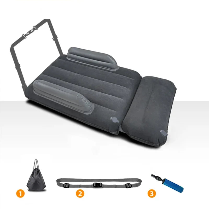 Inflatable Mattress Air Bed Long Distance Travel Car Plane High Speed Rail Travel Self Driving Rear Sleep Artifact For Baby Kids