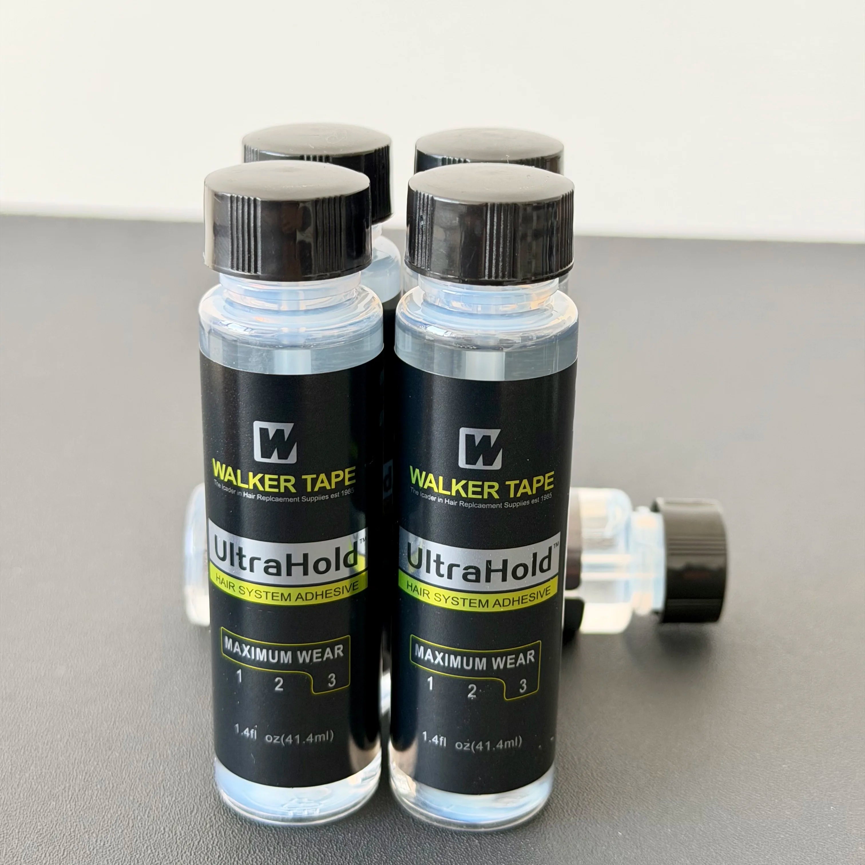 Walker Tape UltraHold Hair System Adhesive 1.4oz/41.4ml 、 0.5oz/15ml、  3.4oz/101ml Strong Hold Wig Glue for Toupee Hairpiece