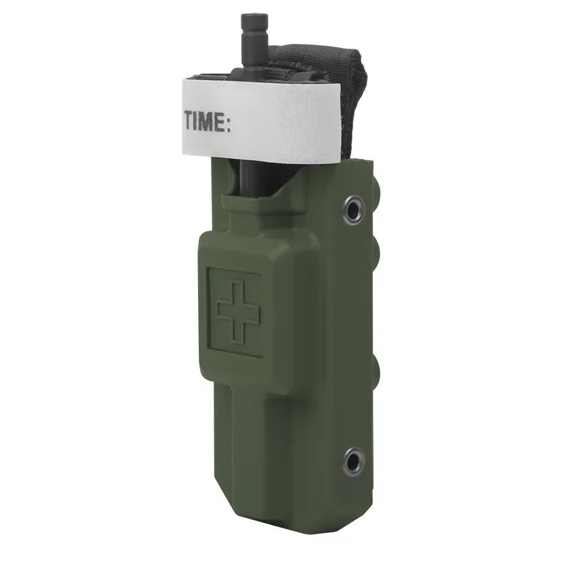 EDC Molle Tourniquet Holder Box Storage Tourniquet Multi-functional Quick-pull Box Outdoor Emergency Survival for Hunting CS