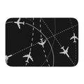 Pilot Captain Stripes Front Door Mat Anti-Slip Outdoor Quick Dry Aviation Airplane Doormat Floor Bath Entrance Rug Carpet