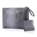 Snake Pattern Women Enveloppe Bags PU Leather Women's Clutch Bag Brand Design Party Clutches for Ladies Wallet Free Card Bag