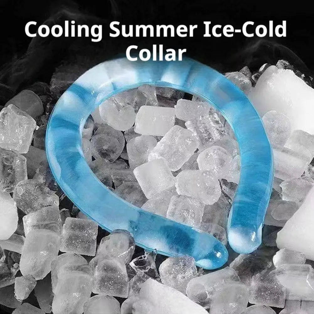 High-quality Summer Neck Cooling Ring Collar Tube Reusable For Outdoor Running Fishing Cycling Travel Cold Therapy Accessory
