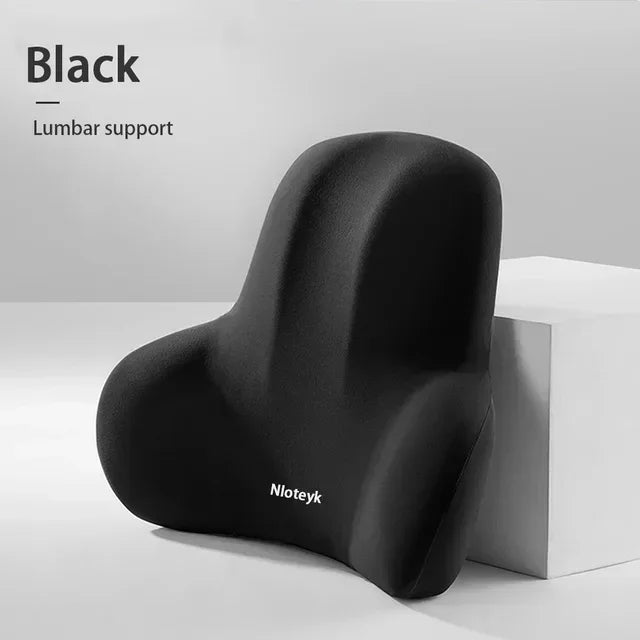 The New Memory Foam Car Neck Pillow Protects the Lumbar Back, Supports the Breathable Headrest, Relieves Pressure