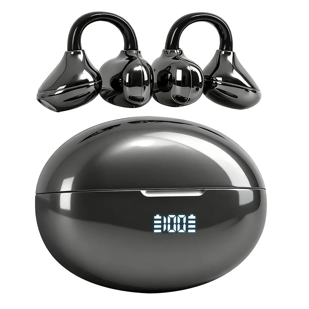 BT 5.4 OWS Headphone with LED Display IP7 Earphone 72H Play Time Long-Battery Life Earbuds for Business High Quality Headset