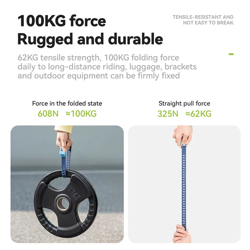 Outdoor Cycling Elastic Tension Strap Multifunctional Capacity Cargo Belt Travel Compact Ties Fixed Luggage Bag Bottle Strap