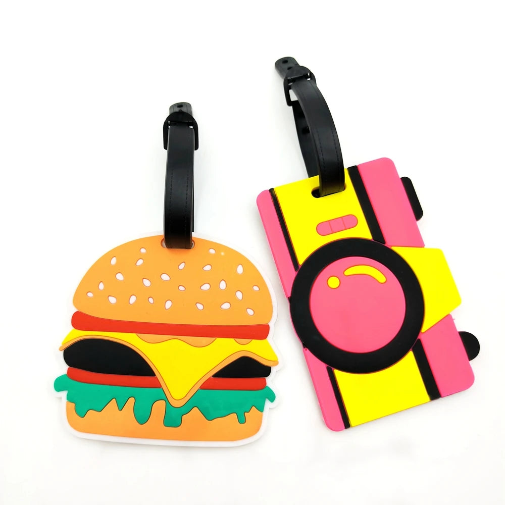 Ice Cream Luggage Tags Cute Luggage Tag for Suitcases Schoolbag Travel Tags Summer Beach Holiday Baggage Tags ID Labels