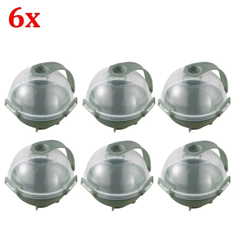 1/12x Round Ice Makers Ice Ball Mold Reusable Plastic Refrigerator Spherical DIY Moulds Kitchen Tools Quick Freezing Hockey Mold