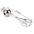 None-Stick Stainless Steel Meat Ballers Meat Baller Tongs Cake Pop Meatball Maker Ice Tongs Cookie Dough Scoop for Kitchen