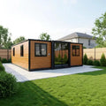 Expandable Container House EPS Sandwich Panel Breathable Contemporary Design 20ft Multi-Functional Living Room Container Home