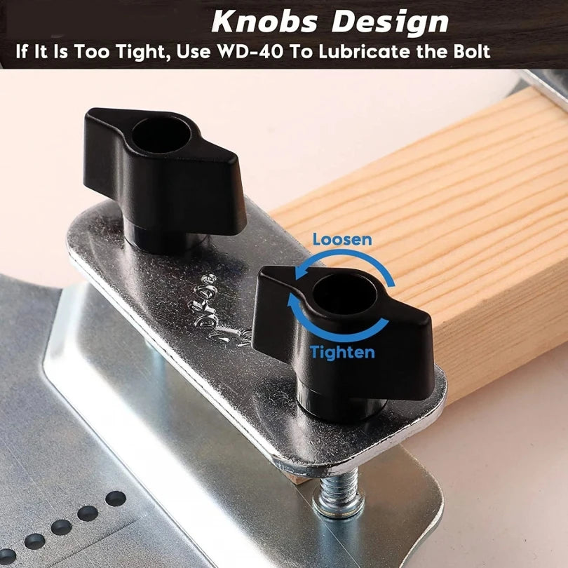 1 Pair Stainless Steel Stair Tread Template Tool Gauge for Stair Board Tile Positioning Measuring Tool Angle Ruler