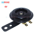 E-bike Motorcycle Electric Scooter Horn Kits 6v 12v 24v 36v 48v 60v 72v Waterproof Round Super Loud Horn Speaker Scooter Mopeds