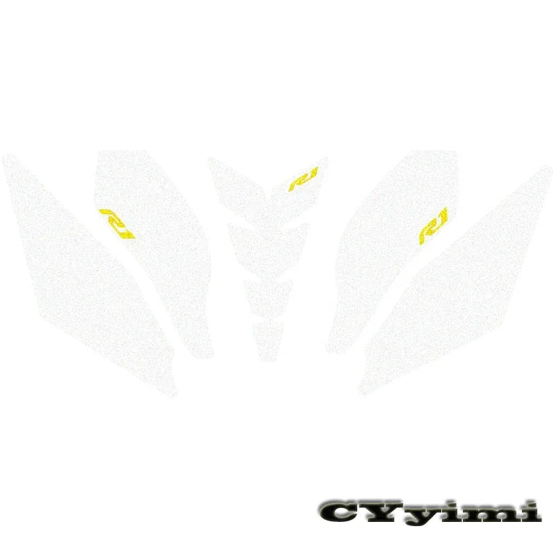 For YZF R1 R1M YZFR1 2015 - 2021 Motorcycle Accessories Side Fuel Tank Pads Protective Stickers Knee Grip Traction Pad