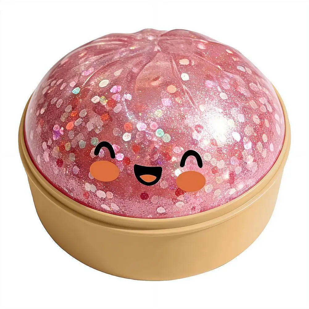 10Cm Simulation Flash Dumpling Pressure Ball Stress Relief Reusable Low Rebound Decompression Toys Children Adults Birthday Gift