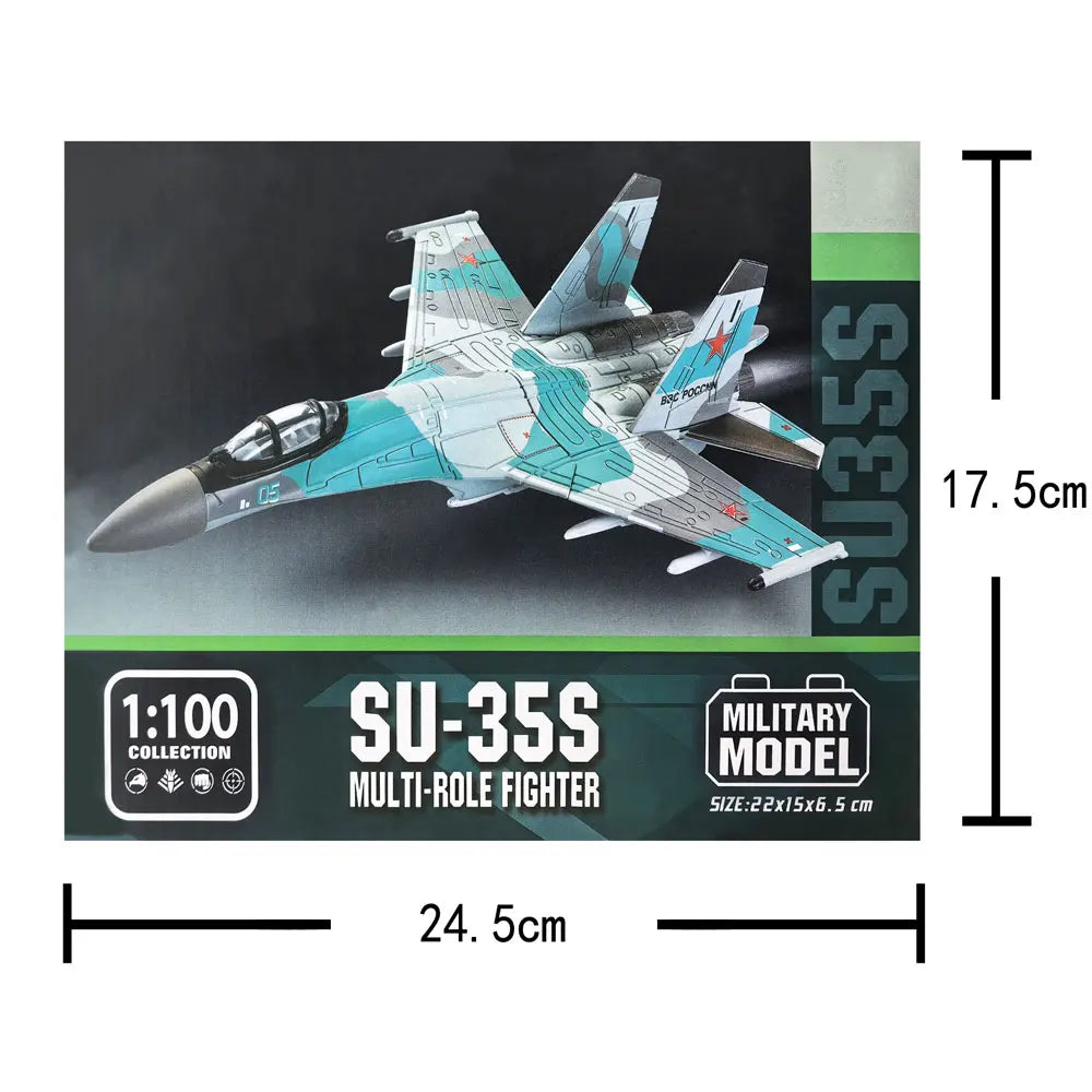 1/100 su-35s Aircraft Models ABS Model Kit Multi-Purpose Fighter Toy Building Block Military Model Toy for Gifts Educational toy