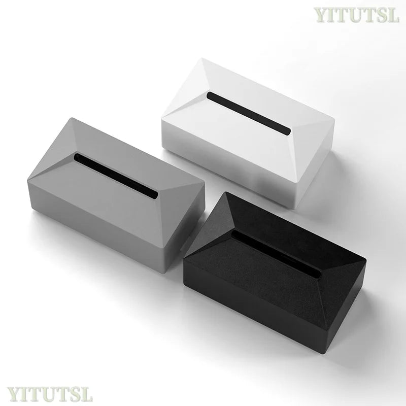 For Tesla Model 3/Y/ Highland Car Tissue BoxNEW Model 3/Cybertruck Cyber Pickup Silicone Pumping Paper Box