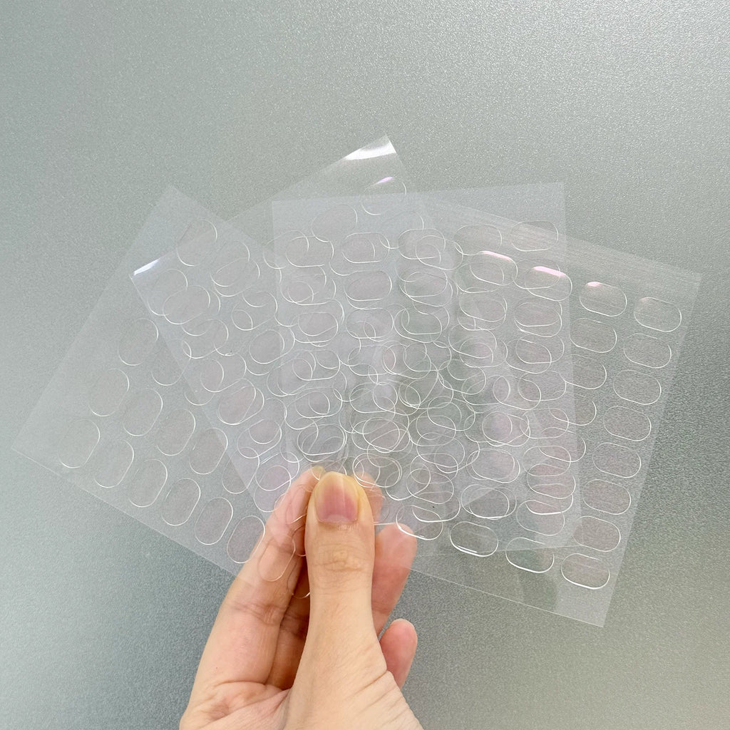 Clear Double Sided Adhesive Glue Dots 105/160PCS Removable Sticky Tack for Balloons Crafts Wall Hanging Party Decorations