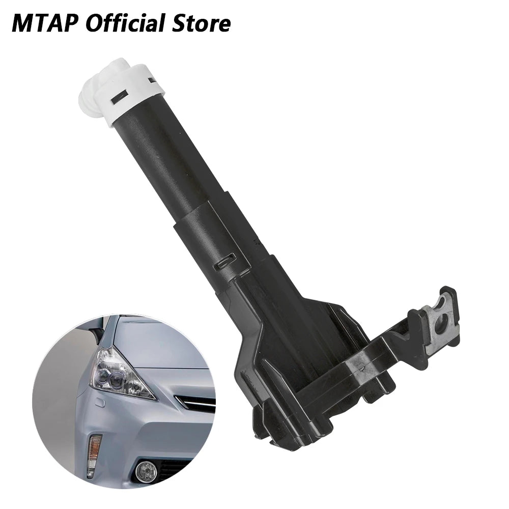 Head Light Washer Nozzle For Toyota Prius V 2012-2014 ZVW40 5208-47020 85207-47020 Headlamp Water Jet Actuator Cleaning Spray