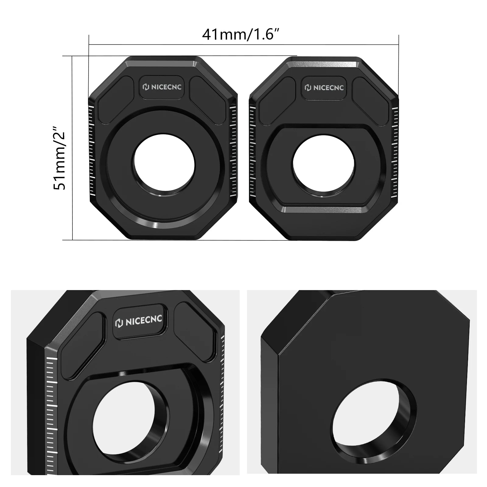 For KTM 390 Adventure R X Enduro R SMCR 2025 250 390 Duke 2024-2025 Rear Chain Tension Adjuster Kit Axle Block 9631098304404A