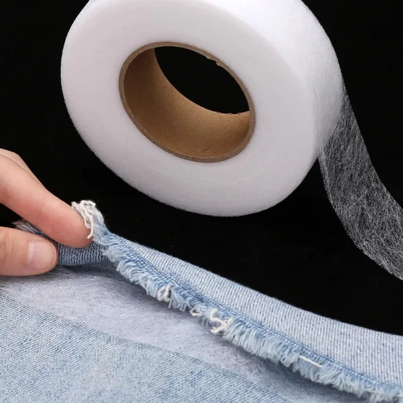 Self-Adhesive Pants Hem Tape Double-Sided Edge Shorten Ironing Hemming Ribbons Strip DIY Clothes Jean Sewing Fabric Lining