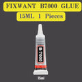 FIXWANT B-7000 Clear Phone Screen Repair Glue B7000 Universal Diamond DIY Adhesive With Precision Applicator 15/25/50/110ML