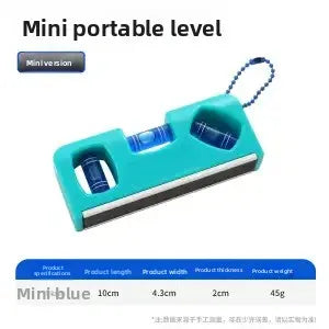 Mini Magnetic Spirit Level Portable High Precision Bubble Level Ruler, Small Balance Measuring Tool for Engineering Construction