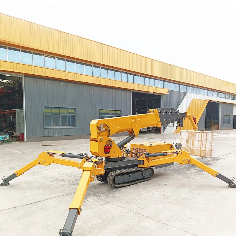 Customizable 3T Spider Crane with 3m Fly Jib for Special Lifting Requirements