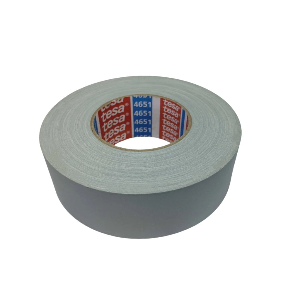 Indoor Outdoor, High Quality, Strong Adhesive Black Single Side Repair Tape, Tesa 4651 Premium Acrylic Coated Cloth Tape