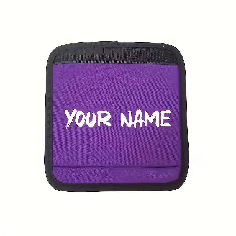 Custom Name Travel Essential Luggage Handle Cover with Personalized Text, Ideal for Protecting Your Hands And Bag Handle