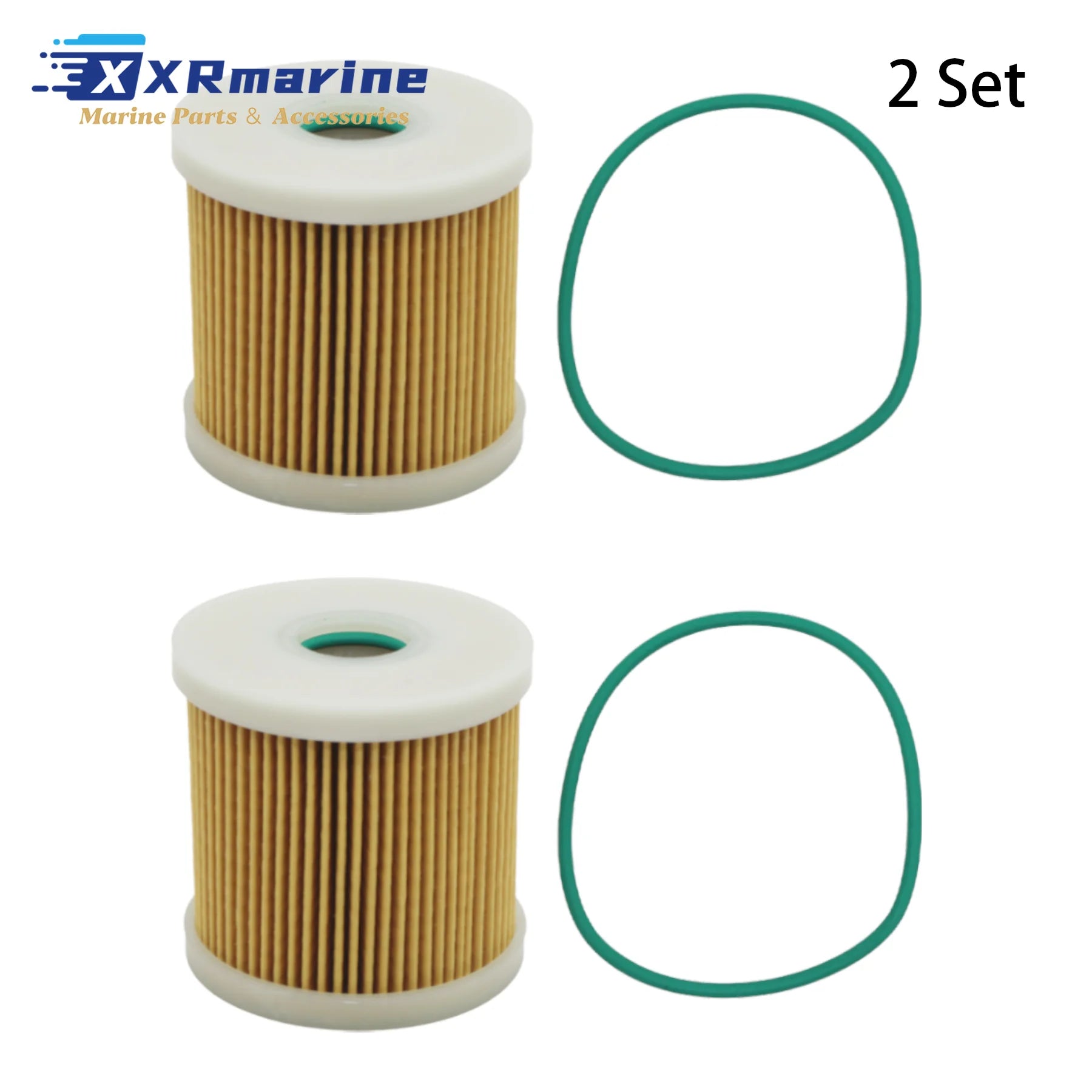 2 Sets Fuel Filter 90794-46911 Compatible with Yamaha Honda Marine Outboard 90794-46871 90794-46913  Fuel Water Separator Filter