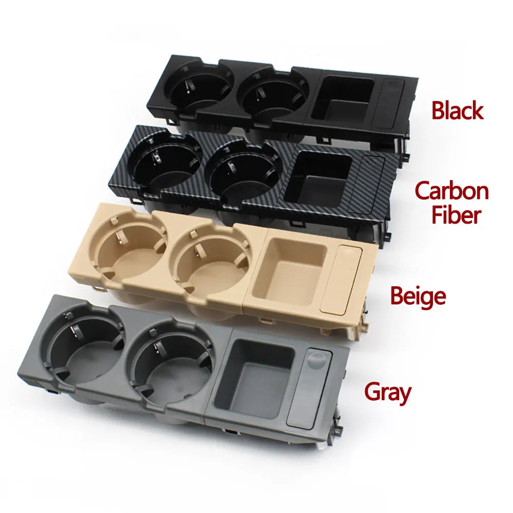 Car Front Center Console Drink Water Cup Holder And Storage Box Coin For BMW 3 Series E46 1998-2006 323i 318i 320i 51168217953