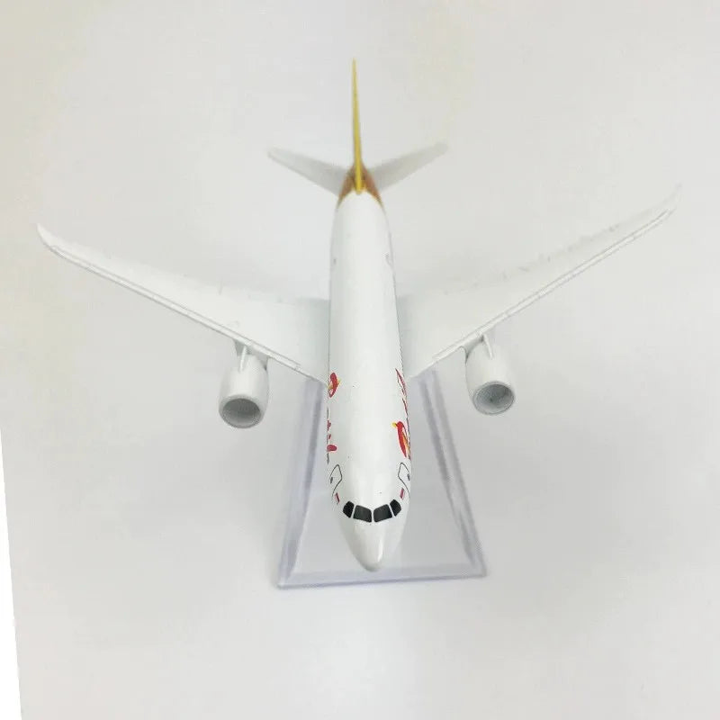 16CM 1:400 Indonesia Batik Air B787 Airplane Model with Base Alloy Metal Aircraft Toy Plane Collectible Souvenir Display Model